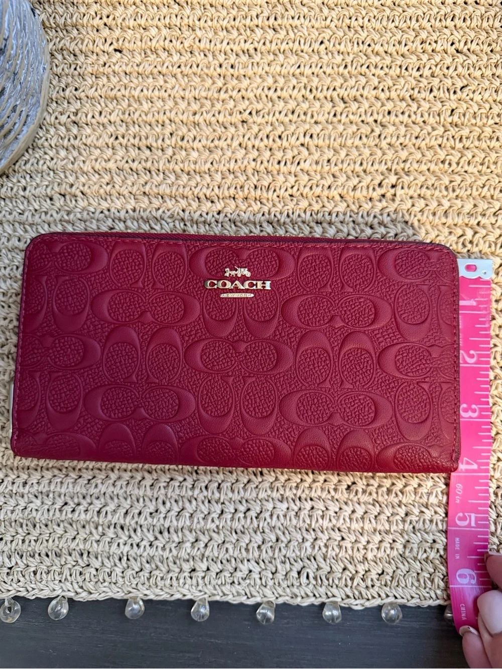 Coach continental zip